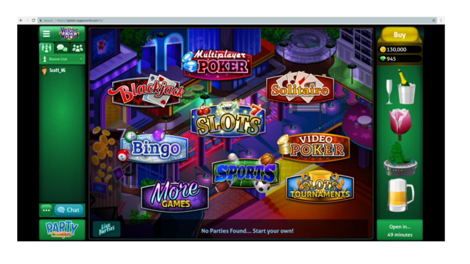 Vegas World HTML5 - Made with Haxe